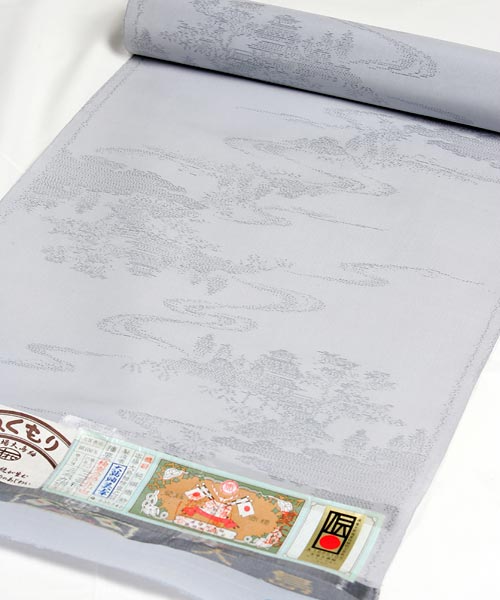 夏大島ヨコ織り（山水情景）